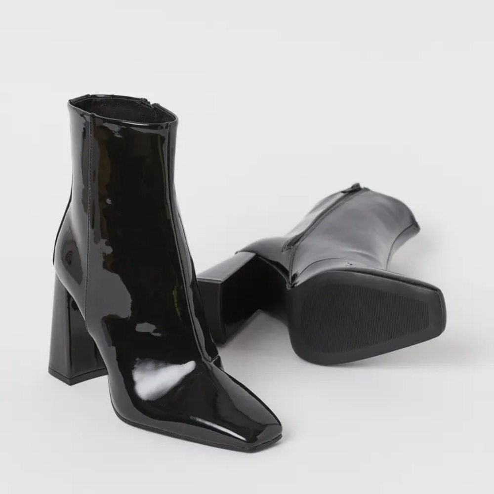 H&M Patent Leather Boot Size 39